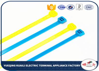 China Customized Nylon Cable Ties / colored cable ties plastic For power indutry for sale