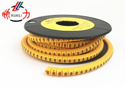 China Tipo termocontraíble plano manga de la EC del cable del tubo del marcador del cable con color modificado para requisitos particulares en venta