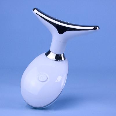 China Professional high frequency rechargeable neck massager to lift and tighten neck skin with EMS for sale