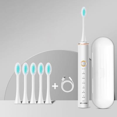 China 500 mAh sonic electric toothbrush with 60 days working time suitable for business trips and travel for sale