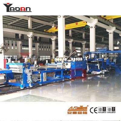 China PC Sheet Roofing Sheet Extrusion Line ,Plastic Sheet Making Machine 600kg/Hr for sale
