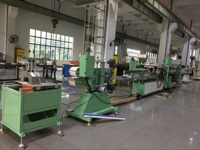 China PVC Wall Guard System Plastic Profile Extrusion Machine Perfect Working Performance for sale