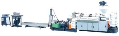 China Two Stages Plastic Recycling Pellet Machine Single Screw Plastic Extruder for sale
