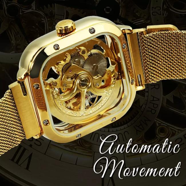 Men Watches Waterproof Luminous Luxury Steel Band detail