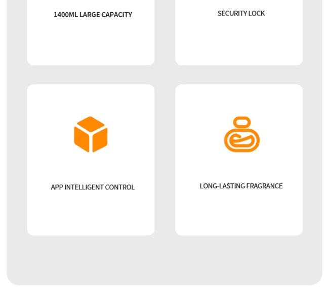 AUTOMATIC INTELLIGENT FRAGRANCE BL5000 control panel