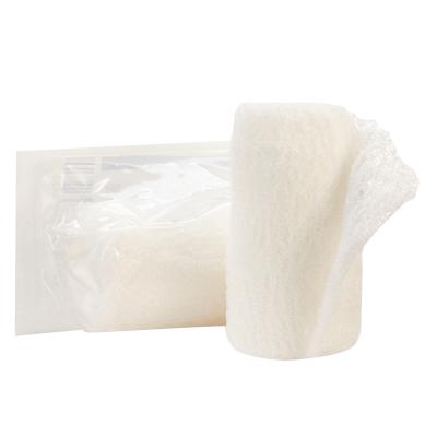 中国 Unique Crinkle-Weave Pattern 100% Cotton Woven Gauze Bandage Rolled for Hospital Surgery and Personal Protect Wound Areas 販売のため