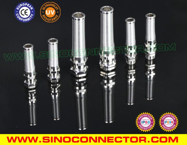 Brass Metallic PG Cable Glands (Cable Grips, Electrical Fittings) with Spiral Strain Relief Protector Brass Metallic PG Cable Glands (Cable Grips, Electrical Fittings) with Spiral Strain Relief Protector