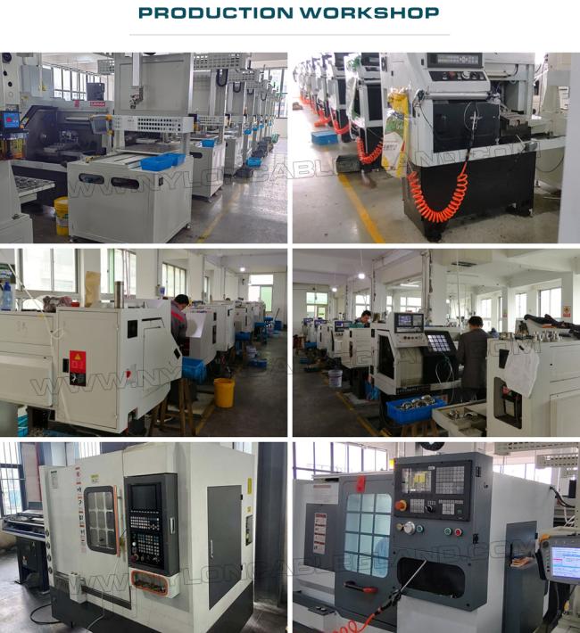 Production workshop for metal (brass, copper, stainless steel) flexible cable glands with spiral tail Production workshop for metal (brass, copper, stainless steel) flexible cable glands with spiral tail