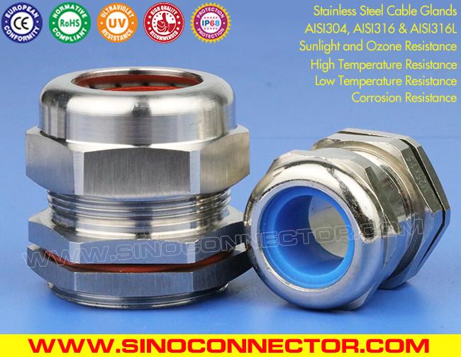 PG Cable Glands Cable Joints Stainless Steel AISI 304/316/316L with Seal and O-ring PG Cable Glands Cable Joints Stainless Steel AISI 304/316/316L with Seal and O-ring