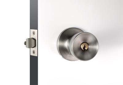 China Metal Room Cylinder Door Knobs / Door Knob Lock Cylinder Pin Tumbler Security for sale
