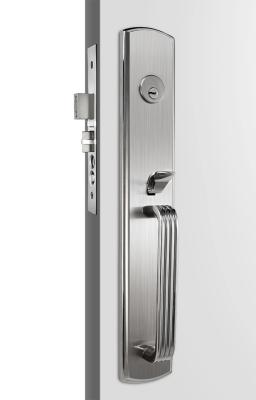 China Satin Stainless Steel Door Handles / Entry Door Handlesets With Knob for sale