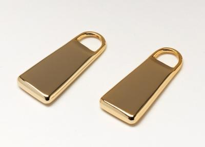 China 30 * 13 * 4mm gefüllte Handtasche Zubehör Hardware Goldener Reißverschluss Ziehen für Tasche zu verkaufen