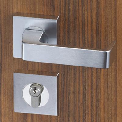 China Easy Installation Mortise Door Lock Zinc Alloy Handle For 38 - 55mm Door for sale