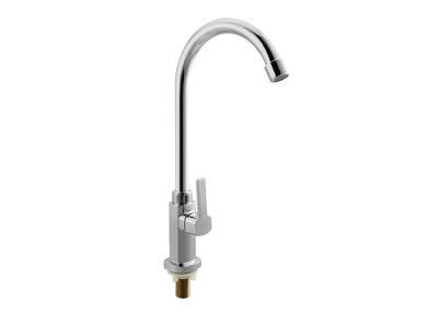 China Revolving Type Single Handle Sink Faucets Ceramic Valve Drip Free Operation for sale