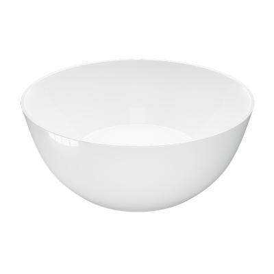 China Non Yellowing Round Shape Acrylic Freestanding Bathtub for sale