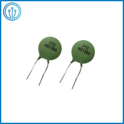 China Silicone Coated MZ126A 25C PTC Thermistor 10MM Positive Temperature Coefficient Resistor for sale