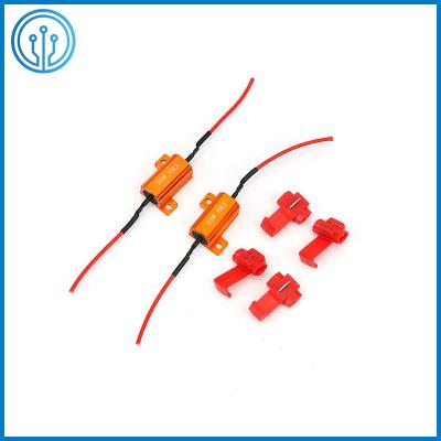 China 25W 6R 5% Ceramic Wire Wound Resistor 25 Ohm 50 Watt Wire Wound Resistor for sale