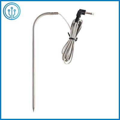 China BBQ RTD Thermistor Temperature Sensors With 3.5mm Plug for sale