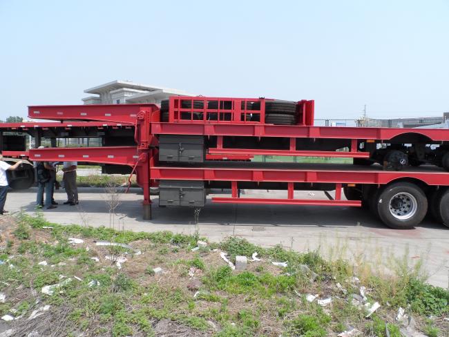 Low bed trailer