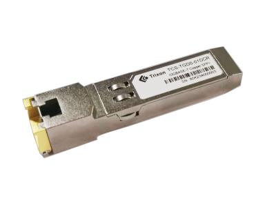 China Hot Pluggable Copper Transceiver SFP RJ45 3.3V High Speed TCS-TGD0-01DCR for sale