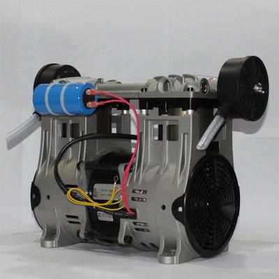 China 110V 60Hz Oilless Clean Air Compressor 1500W Oil Less Piston Vacuum Pump for sale