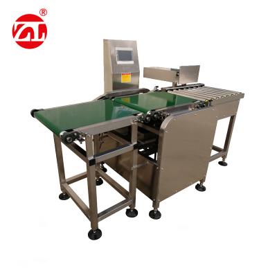 China Conveyor Belt Weight Checking Machine With Reject Arm / Air Blast / Pneumatic Pusher for sale