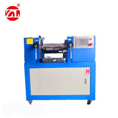 China PLC Controlled Rubber / Plastic Two Roll Mill , Lab Mixing Mill for sale