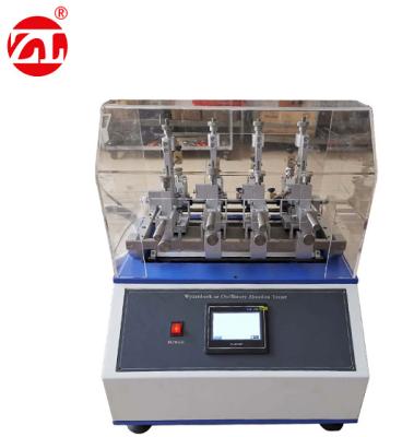 China ASTM D4157 Fabric And Textile Testing Machine 4 Groups Test Head Wyzenbeek Abrasion Tester for sale