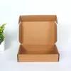 China Custom Logo Corrugated Mailer Box Tuck Top Recycled Kraft Paper Coated for sale