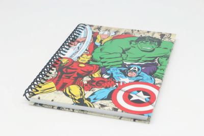 China Hardcover Printing Custom Journals Comic Double Binder Rings for sale