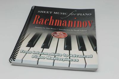China serviço de impressão do livro da contagem da música do piano do papel do fio 80g do rascunho YO de 280*215mm à venda