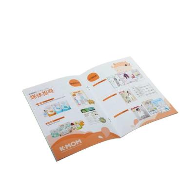 China Impressão do livro de tampa macia de ponto de sela para o folheto incorporado à venda