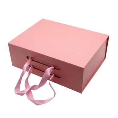 China Custom Logo Cosmetic Packaging Box Folding Magnet Make Up Gift Box for sale