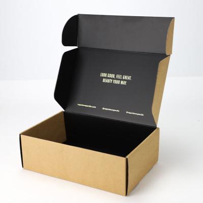 China E Flute Kraft Paper Packaging Box Large Mailing Carton Shipping for sale