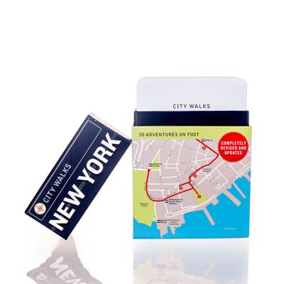 Chine Carte de boîte de carte de New York et papier de empaquetage cosmétiques de lustre à vendre