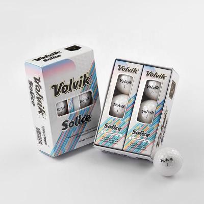 China Caja de regalo de la manga de la pelota de golf del OEM 12 con la ventana transparente en venta