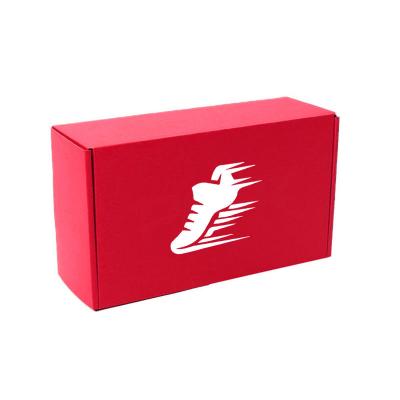 China Collapsible Cardboard Shoe Box Shipping Box Custom Printing for sale