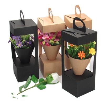 Chine Valentine Flower Packaging Box qui respecte l'environnement fait sur commande pour Rose Flower Gift de luxe à vendre