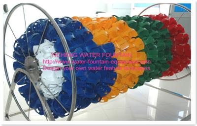China Lane Ropes Line Floats Swimming Pool Fittings 120mm 150mm Disks Different Colors for sale