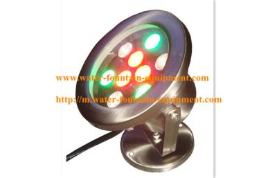 China 6W RGB LED Underwater Fountain Lights Using In Dancing Musical Water Fountains for sale