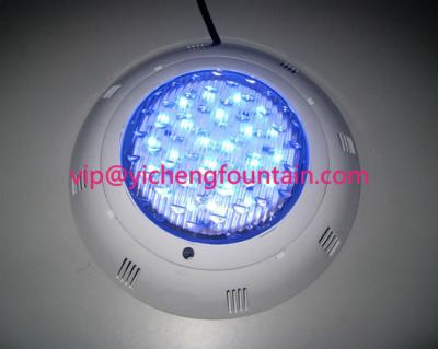 China Plastic Underwater Swimming Pool Lights LED Type / Halogen Type For Concrete Pools for sale