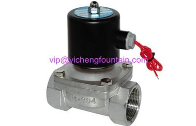 China Underwater Two Way Solenoid Valve Water Fountain Equipment DC12V DC24V SS Material for sale