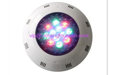 China Plastic Wall Mounted Swimming Pool Lights RGB IP68 Color Changing Pool Lights for sale