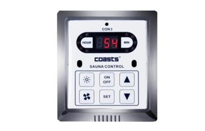 China El panel delgado del control numérico del vapor del calentador eléctrico de la sauna con la caja de control en venta