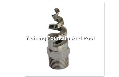 China Spiral Fog Type Pool Fog Machine , Stainless Steel Water Spray Fountain Nozzle for sale