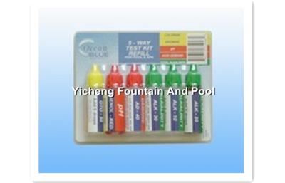 China 6 Ways Swimming Pool Cleaning Equipment Water Reagent Test Kit Refill for sale