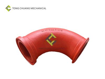 China High Stability Concrete Pump Parts No.2 Elbow Steel HRC 63 for sale