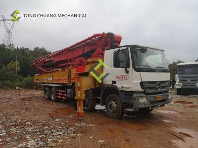 China In 2016 Sany Heavy Industry Mercedes-Benz Used Concrete Pump Truck 62 Meters for sale