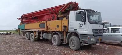 Chine Used Concrete Pump Putzmeister 56-5 Meter With Mecedes-Benz Chassis 8×4 à vendre