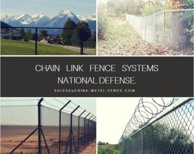 China B/Barbed selvedge Galvanized Chain Link Panels Mesh/Cyclone Fence from   